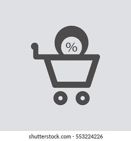 Business icon, isolated. Flat design. 