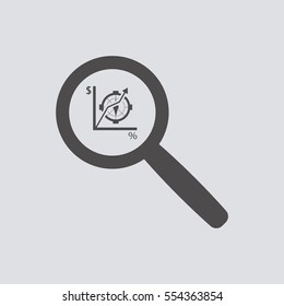  Business   icon, isolated. Flat  design. 