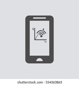  Business   icon, isolated. Flat  design. 