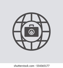 Business   icon, isolated. Flat  design. 