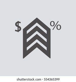  Business   icon, isolated. Flat  design. 