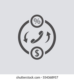  Business   icon, isolated. Flat  design. 