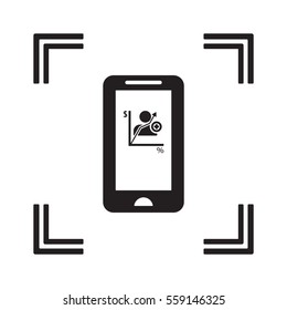  business   icon, isolated. Flat  design. 