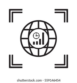 Business   icon, isolated. Flat  design. 