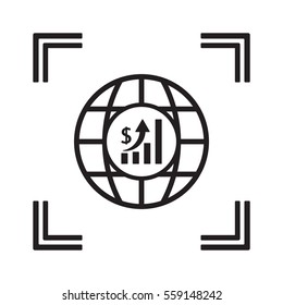  Business   icon, isolated. Flat  design. 