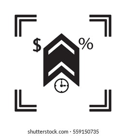  Business   icon, isolated. Flat  design. 