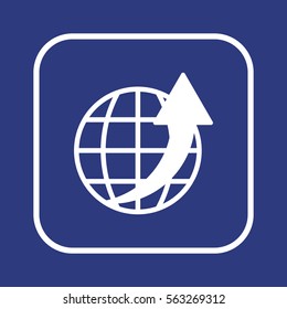  Business   icon,  isolated. Flat  design.