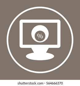  Business  icon, isolated. Flat design. 