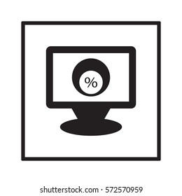  Business  icon, isolated. Flat design. 