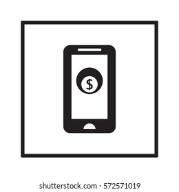  Business  icon, isolated. Flat design. 