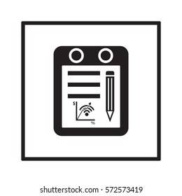  Business   icon, isolated. Flat  design. 