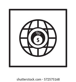  Business   icon, isolated. Flat  design. 