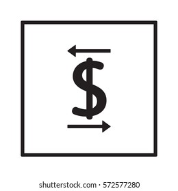  Business   icon, isolated. Flat  design. 