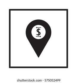  Business   icon, isolated. Flat  design. 
