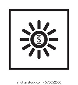  Business   icon, isolated. Flat  design. 