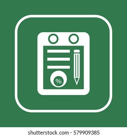  Business  icon, isolated. Flat design. 