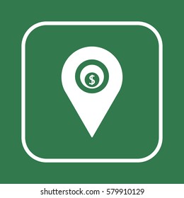  Business  icon, isolated. Flat design. 