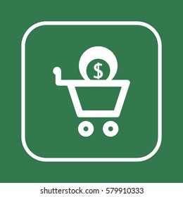  Business  icon, isolated. Flat design. 