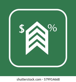  Business   icon, isolated. Flat  design. 