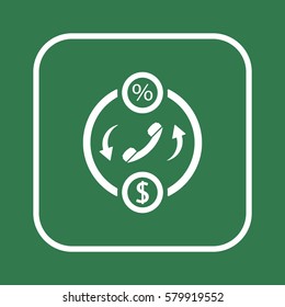  Business   icon, isolated. Flat  design. 