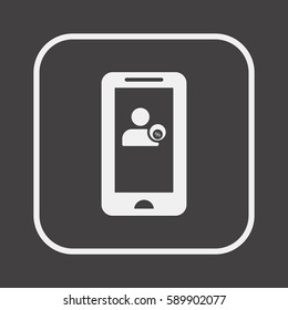  Business  icon, isolated. Flat design. 