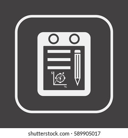  Business   icon, isolated. Flat  design. 