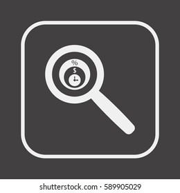  Business   icon, isolated. Flat  design. 