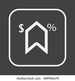  Business   icon, isolated. Flat  design. 
