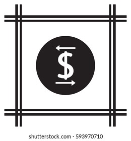  Business   icon,  isolated. Flat  design.