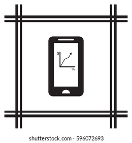  business   icon, isolated. Flat  design. 