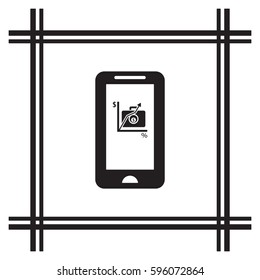  Business   icon, isolated. Flat  design. 