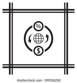  Business   icon, isolated. Flat  design. 