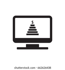  Business icon, isolated. Flat  design. 