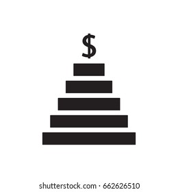  Business   icon, isolated. Flat  design. 