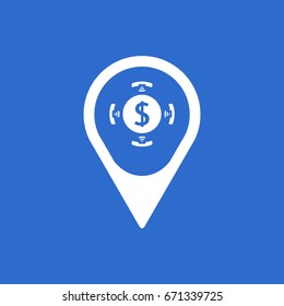 Business   icon, isolated. Flat  design. 