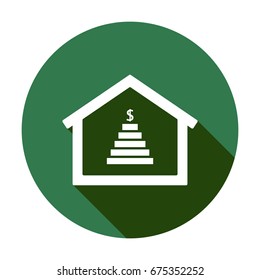  Business   icon, isolated. Flat  design. 