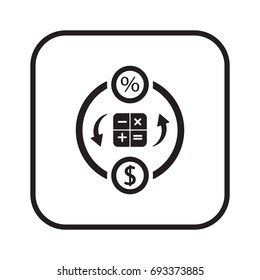  Business   icon, isolated. Flat  design. 