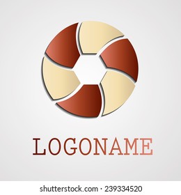 Business Icon. Isolated Logo Design. Vector Illustration. 