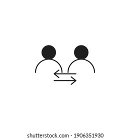 business icon, isolated business sign icon, vector illustration