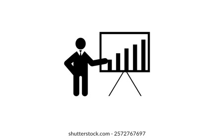 business icon. business isolated vector