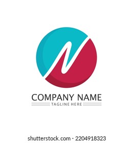 Unternehmenssymbole und Logo-Design, Vektorgrafik 