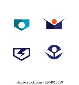 Business icon and logo design vector graphic 