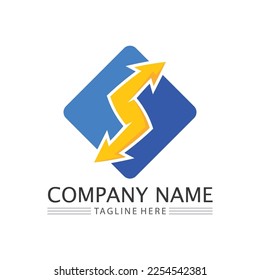 Gráfico vectorial de diseño de iconos y logotipos de empresas 