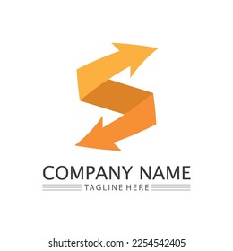 Gráfico vectorial de diseño de iconos y logotipos de empresas 