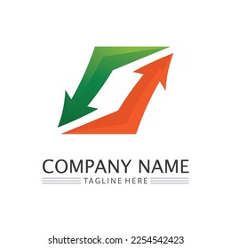 Business icon and logo design vector graphic 