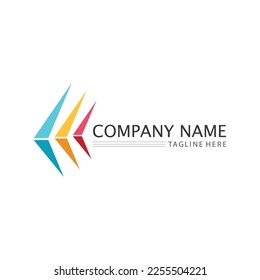 Business icon and logo design vector graphic 