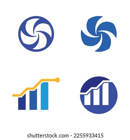 Business icon and logo design vector graphic 