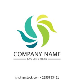 Business icon and logo design vector graphic 
