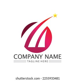 Business icon and logo design vector graphic 