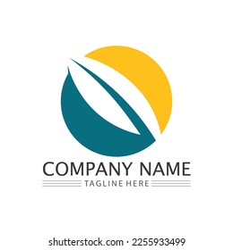 Gráfico vectorial de diseño de iconos y logotipos de empresas 
